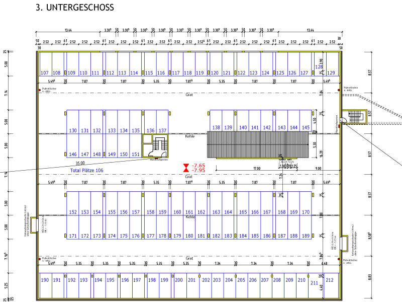 Parkhaus - Milleggapark Grächen
